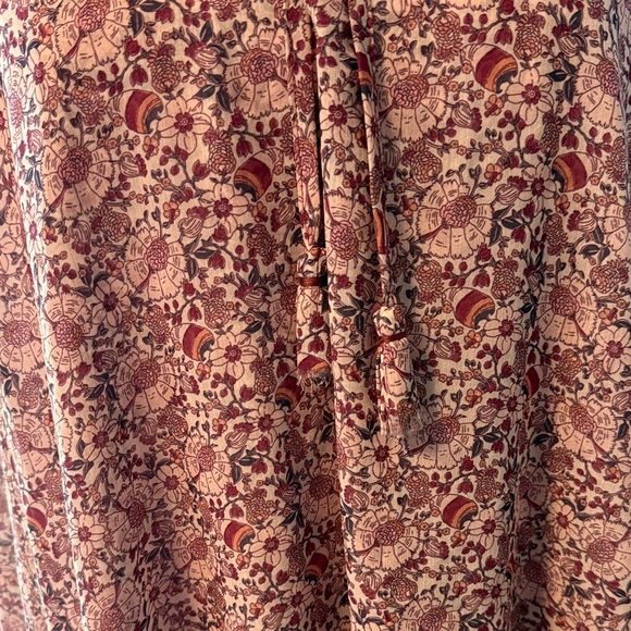 Liverpool Pink Floral Sheer Blouse Size XL - Picture 4 of 9